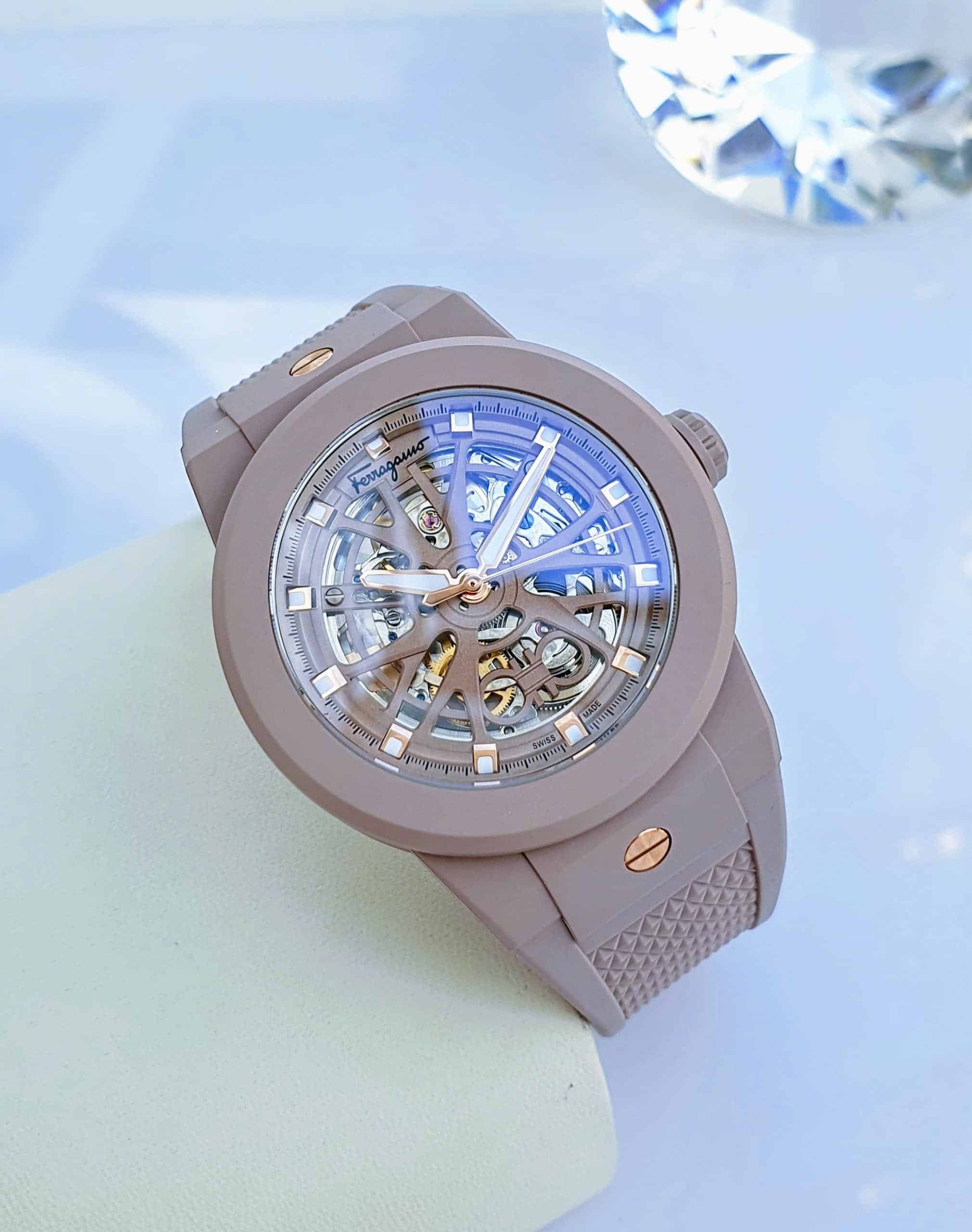 Salvatore Ferragamo F-80 Skeleton Ecoceramic SFKG00123