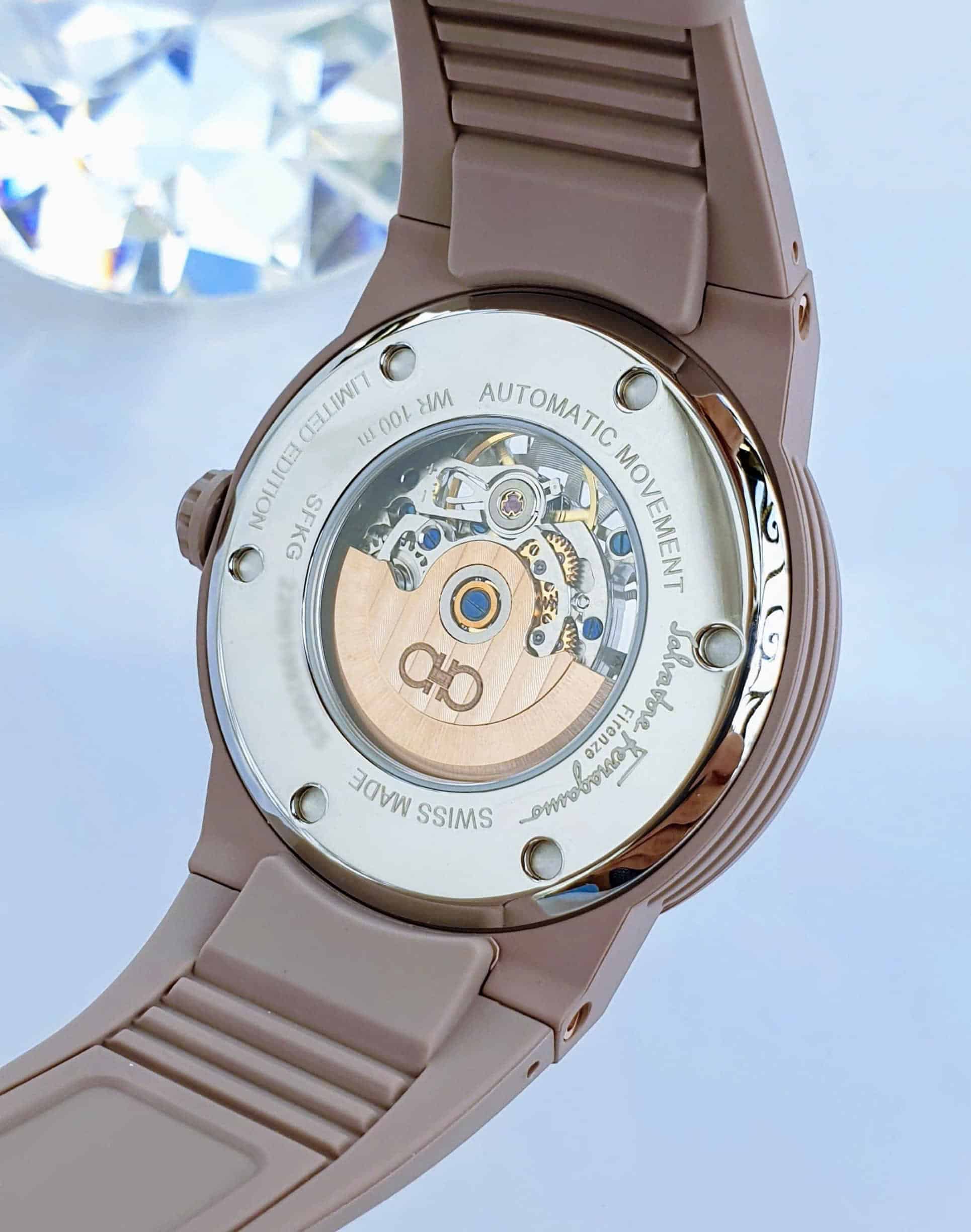 Salvatore Ferragamo F-80 Skeleton Ecoceramic SFKG00123