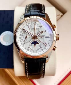 Longines Conquest Moonphase Chronograph Demi 18K L2.798.5.72.3