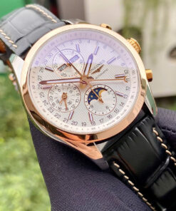 Longines Conquest Moonphase Chronograph Demi 18K L2.798.5.72.3
